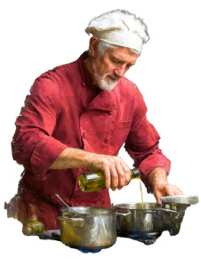 Chef Cooking V3 Vinyl Car Decal Sticker – Waterproof & UV-Resistant 8"