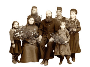 Russian Family Photo V2 Vinyl Car Decal Sticker – Waterproof & UV-Resistant 8"