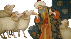 Divine Miracle Sheep Vinyl Car Decal Sticker – Waterproof & UV-Resistant 8"