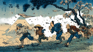 Running With Paper Airplanes Vinyl Car Decal Sticker – Waterproof & UV-Resistant 8"