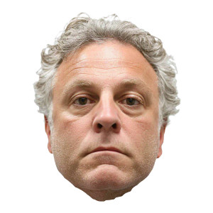 Man'S Head Staring Vinyl Car Decal Sticker – Waterproof & UV-Resistant 8"