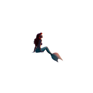 Ariel On Ice Vinyl Car Decal Sticker – Waterproof & UV-Resistant 8"