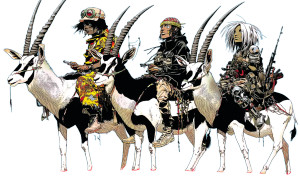 Desert Tribal Riders Vinyl Car Decal Sticker – Waterproof & UV-Resistant 8"