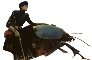 Technopunk Cossack Vinyl Car Decal Sticker – Waterproof & UV-Resistant 8"