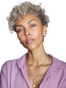 Afro Asian Model Vinyl Car Decal Sticker – Waterproof & UV-Resistant 8"