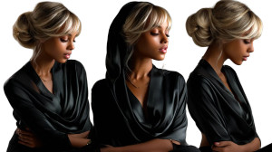 Thai Blond Girl Vinyl Car Decal Sticker – Waterproof & UV-Resistant 8"