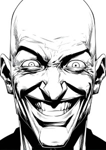 Shocked Bald Man Vinyl Car Decal Sticker – Waterproof & UV-Resistant 8"