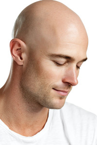Bald Young Man Vinyl Car Decal Sticker – Waterproof & UV-Resistant 8"