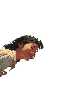 Smiling Asian Teen V2 Vinyl Car Decal Sticker – Waterproof & UV-Resistant 8"