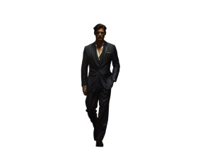 Elegant Male Model V4 Vinyl Car Decal Sticker – Waterproof & UV-Resistant 8"