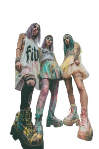 Punk Fashion Trio Vinyl Car Decal Sticker – Waterproof & UV-Resistant 8" Punk Fashion Trio Vinyl Car Decal Sticker – Waterproof & UV-Resistant 8"