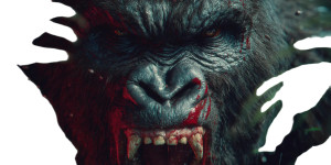 Gorilla Ufc Battle Vinyl Car Decal Sticker – Waterproof & UV-Resistant 8"