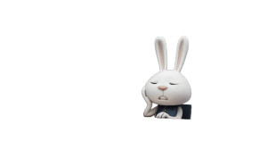 Ticket Rabbit Vinyl Car Decal Sticker – Waterproof & UV-Resistant 8"