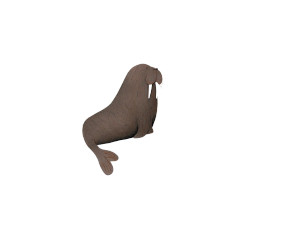 Happy Walrus Vinyl Car Decal Sticker – Waterproof & UV-Resistant 8"