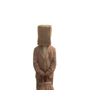 Paper Bag Man V2 Vinyl Car Decal Sticker – Waterproof & UV-Resistant 8"