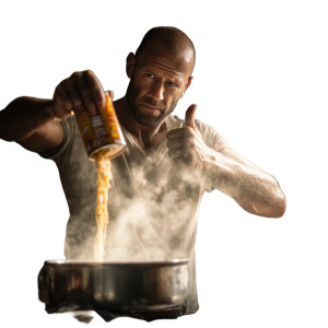 Jason Statham Cooking Vinyl Car Decal Sticker – Waterproof & UV-Resistant 8"