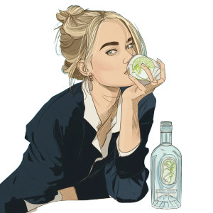 Jen Wants Gin Vinyl Car Decal Sticker – Waterproof & UV-Resistant 8"