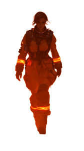 Futuristic Firefighter Woman Vinyl Car Decal Sticker – Waterproof & UV-Resistant 8" Futuristic Firefighter Woman Vinyl Car Decal Sticker – Waterproof & UV-Resistant 8"