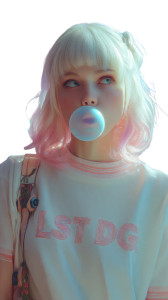 Scifi Skating Girl V2 Vinyl Car Decal Sticker – Waterproof & UV-Resistant 8"