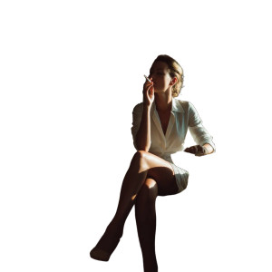 Woman Smoking Yacht Vinyl Car Decal Sticker – Waterproof & UV-Resistant 8"