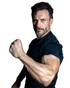 Handsome Muscular Actor Vinyl Car Decal Sticker – Waterproof & UV-Resistant 8"