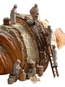 Tiny Bakers Team Vinyl Car Decal Sticker – Waterproof & UV-Resistant 8"