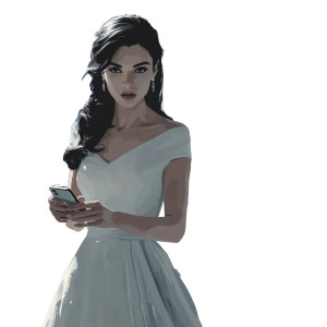 Noir Fashion Chase Vinyl Car Decal Sticker – Waterproof & UV-Resistant 8"