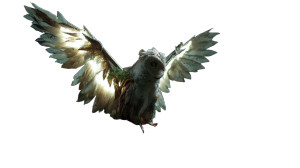 Glowing Forest Owl Vinyl Car Decal Sticker – Waterproof & UV-Resistant 8"