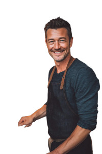 Happy Home Chef Vinyl Car Decal Sticker – Waterproof & UV-Resistant 8"