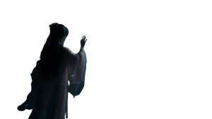 Mysterious Anime Woman V4 Vinyl Car Decal Sticker – Waterproof & UV-Resistant 8"