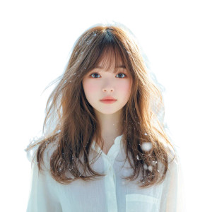 Japanese Female Portrait Vinyl Car Decal Sticker – Waterproof & UV-Resistant 8"