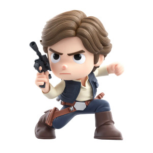 Kawaii Han Solo Vinyl Car Decal Sticker – Waterproof & UV-Resistant 8"