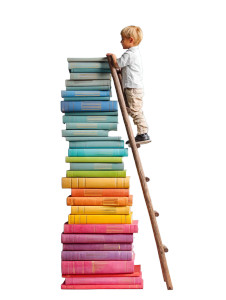 Kid Climbing Ladder Vinyl Car Decal Sticker – Waterproof & UV-Resistant 8"