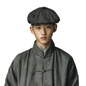 1930S Chinese Student Vinyl Car Decal Sticker – Waterproof & UV-Resistant 8"