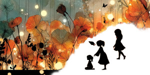 Joyful Children Dancing Vinyl Car Decal Sticker – Waterproof & UV-Resistant 8"