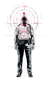 Mall Cop Target Vinyl Car Decal Sticker – Waterproof & UV-Resistant 8"