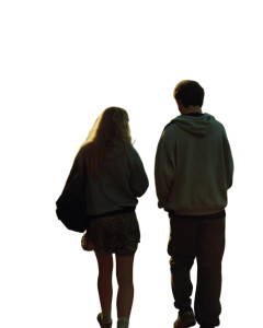 Teenage Couple Sunset Vinyl Car Decal Sticker – Waterproof & UV-Resistant 8" Teenage Couple Sunset Vinyl Car Decal Sticker – Waterproof & UV-Resistant 8"