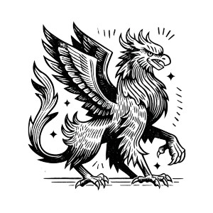 Majestic Griffin Vinyl Car Decal Sticker – Waterproof & UV-Resistant 8" Majestic Griffin Vinyl Car Decal Sticker – Waterproof & UV-Resistant 8"