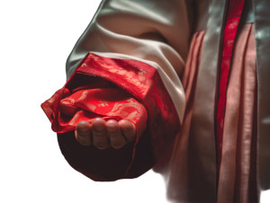 Korean Shaman'S Hand Vinyl Car Decal Sticker – Waterproof & UV-Resistant 8"