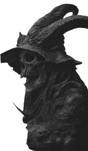 Evil Witch Portrait V2 Vinyl Car Decal Sticker – Waterproof & UV-Resistant 8"