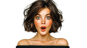 Surprised Young Woman V3 Vinyl Car Decal Sticker – Waterproof & UV-Resistant 8" Surprised Young Woman V3 Vinyl Car Decal Sticker – Waterproof & UV-Resistant 8"