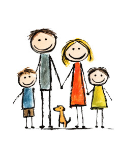 Family Stick Figures Vinyl Car Decal Sticker – Waterproof & UV-Resistant 8" Family Stick Figures Vinyl Car Decal Sticker – Waterproof & UV-Resistant 8"
