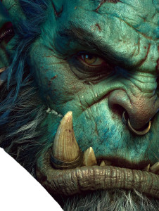 Orc Death Warlock Vinyl Car Decal Sticker – Waterproof & UV-Resistant 8"