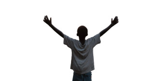 Happy Ghanaian Kid Vinyl Car Decal Sticker – Waterproof & UV-Resistant 8"