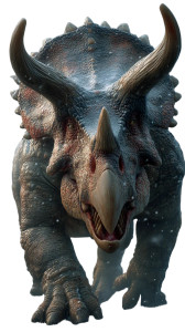 Gigantic Triceratops Vinyl Car Decal Sticker – Waterproof & UV-Resistant 8"