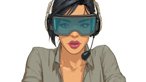 Vr Receptionist Vinyl Car Decal Sticker – Waterproof & UV-Resistant 8"