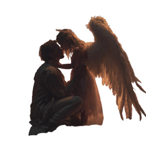 Dream Angel Savior Vinyl Car Decal Sticker – Waterproof & UV-Resistant 8"