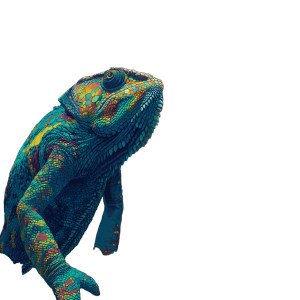 Panther Chameleon Art Vinyl Car Decal Sticker – Waterproof & UV-Resistant 8"