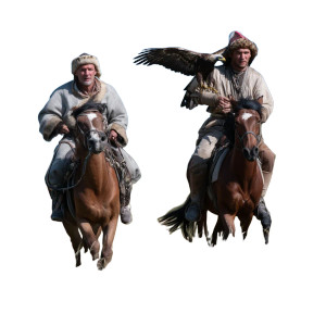 Batyr On Horseback Vinyl Car Decal Sticker – Waterproof & UV-Resistant 8"