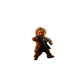 Dwarf In Suit V2 Vinyl Car Decal Sticker – Waterproof & UV-Resistant 8"